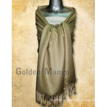 Viscose/acrylic solid color scarves